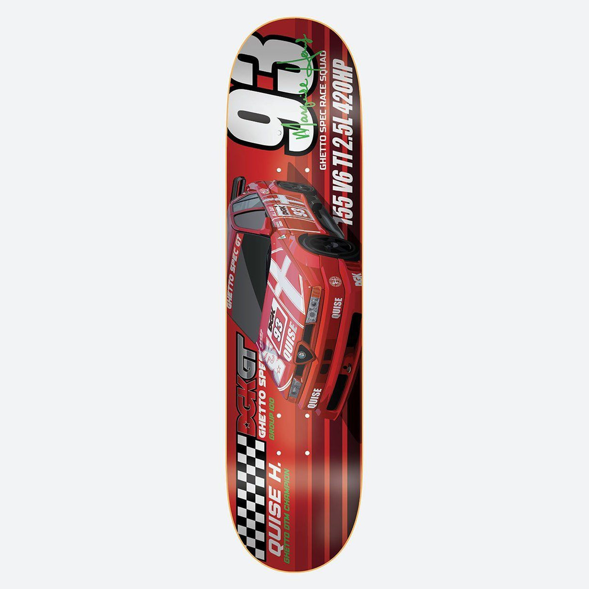 DGK Ghetto GT Quise Skateboard Deck - 8.06