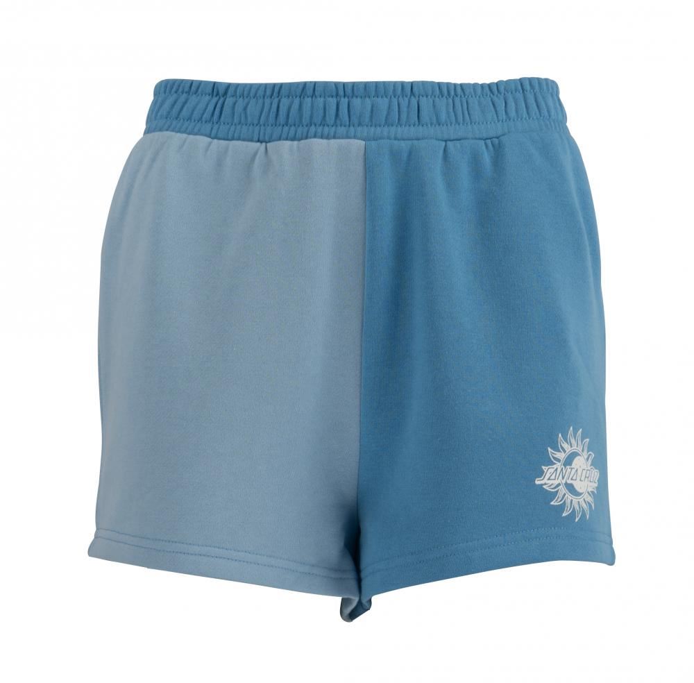 Santa Cruz Womens Shorts Crescent Dot Shorts - Blue