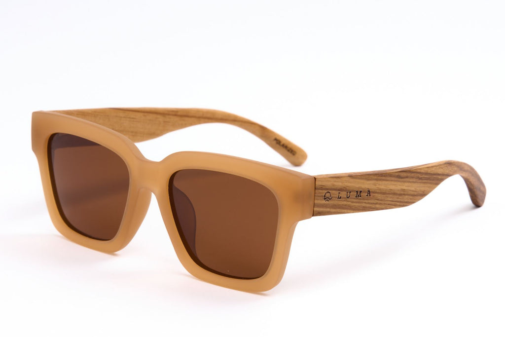 Luma Polzeath Recycled Sunglasses - Brown