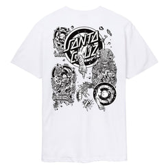 Santa Cruz T-Shirt Roskopp Evo 2 - White