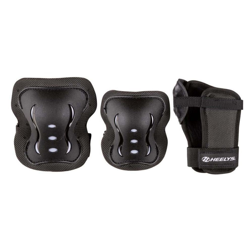 Heelys Pad Set F2 Triple Pad Set - Black / White
