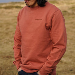 Dewerstone Vala Organic Cotton Sweatshirt - Chestnut Brown
