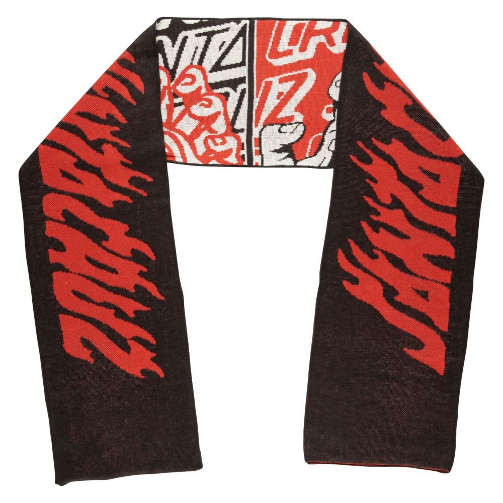 Santa Cruz Accessories Handled Scarf Black / Red / White - O/S