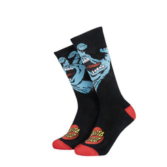 Santa Cruz Socks Screaming Hand Sock - Black