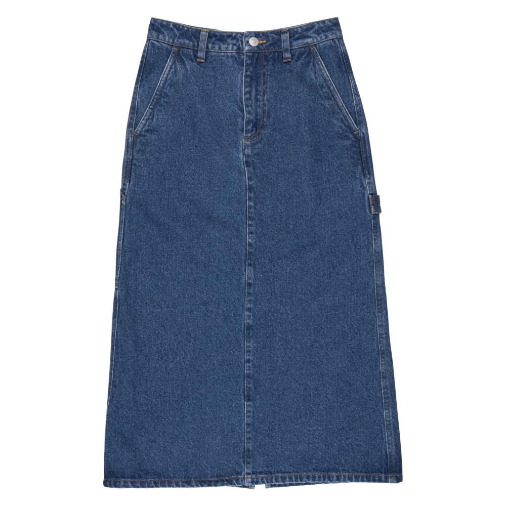 Santa Cruz Womens Skirt Classic Carpenter - Classic Blue Denim