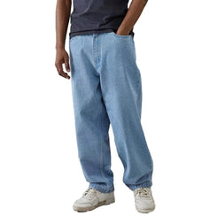 Santa Cruz Trouser Big Pants - Light Blue Wash - Skatewarehouse.co.uk