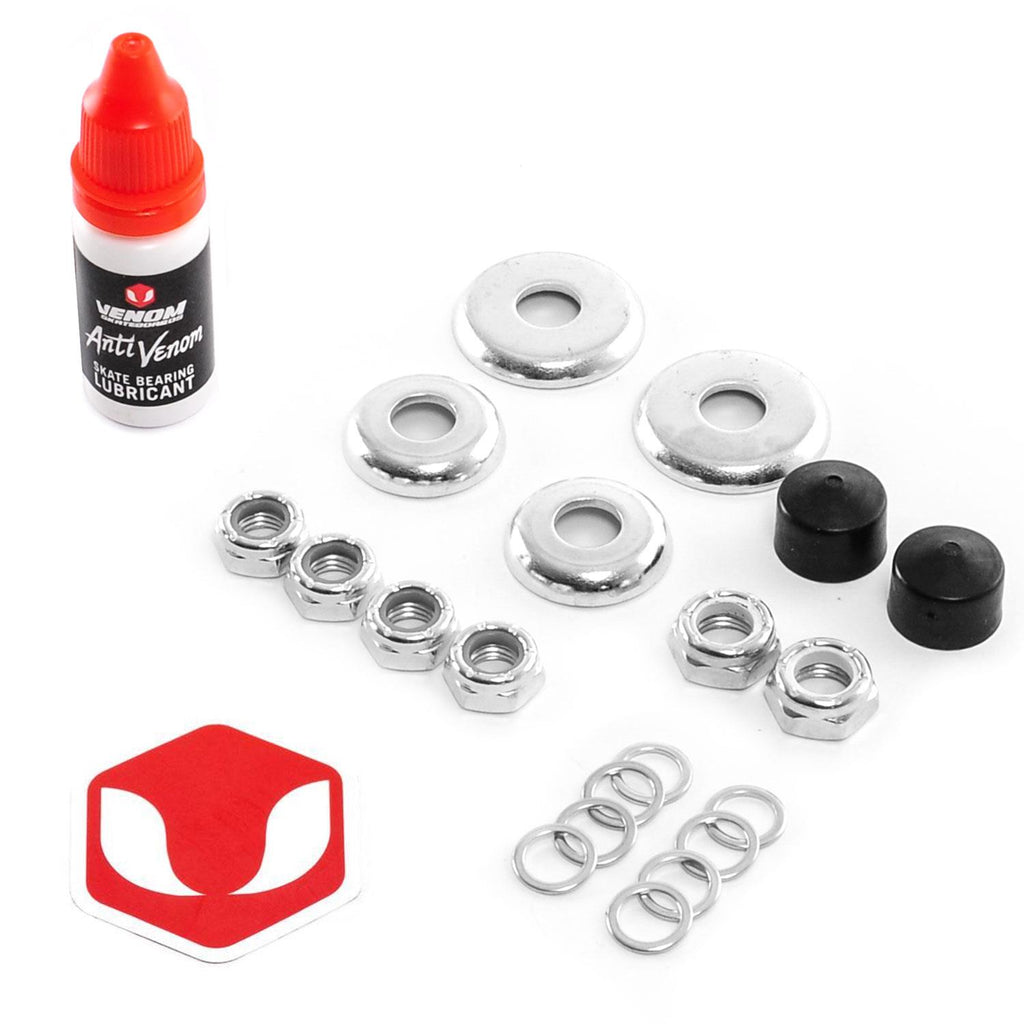 Venom Skateboards Bearing Lubricant and Truck Rebuild kit Gift Pack