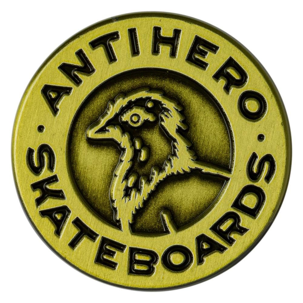 Anti Hero Accessories Basic Pigeon Lapel Pin Antique Bronze - O/S