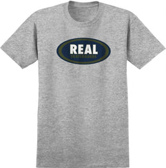 Real T-Shirt Oval - Sport Grey / Navy / Olive