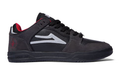 Lakai x Public Enemy Telford Low Skate Shoes - Black/Charcoal