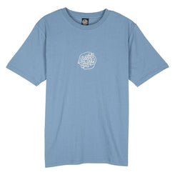 Santa Cruz Womens T-Shirt Fever Dream Mono Dot Center - Dusty Blue