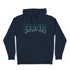 Creature Hoody Logo Outline - Slate / Ice - Skatewarehouse.co.uk