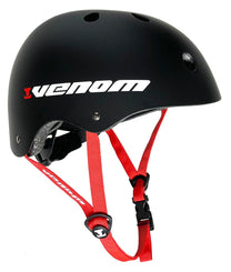 Venom Skateboards Pro Skate Skateboard Scooter Adjustable Helmet - Black