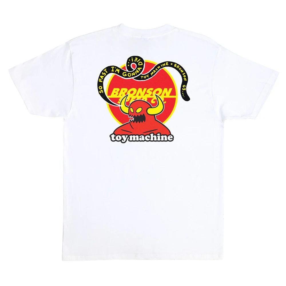 Bronson Speed Co T-Shirt Bronson x Toy Machine - White