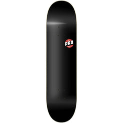 Rad Basic Logo Skateboard Deck Black 8.5"