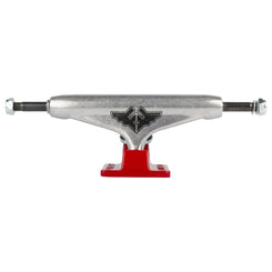 Fracture Truck Wings V2 Raw/Red Skateboard Trucks - 5.5 - Skatewarehouse.co.uk