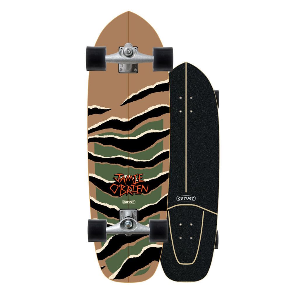 Carver JOB Camo Tiger - CX Surfskate Cruiser Skateboard - 10.25" x 33.5"