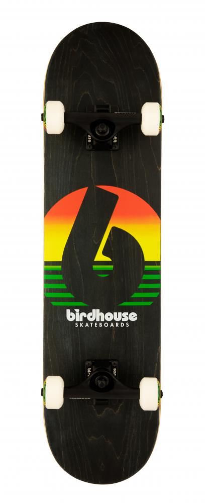 Birdhouse Stage 3 Sunset Rasta Complete Skateboard - 7.75"