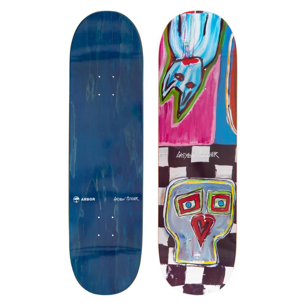 Arbor Gresyon 8.625 Checker Skateboard Deck - 8.625"