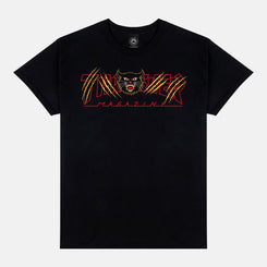 Thrasher T-Shirt Gato - Black - Skatewarehouse.co.uk