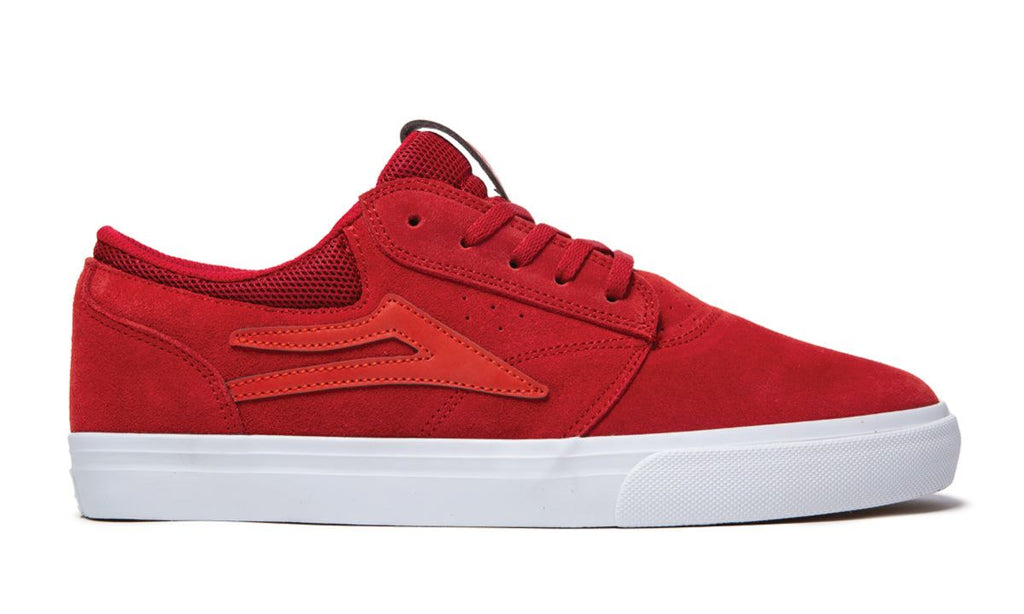 Lakai Griffin Skate Shoes - Red/Reflective