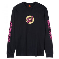 Santa Cruz Longsleeve T-Shirt Wagon Dot Front L/S T-Shirt - Black