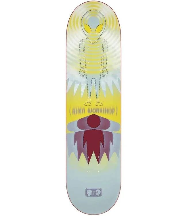 Alien Workshop Transmission Skateboard Deck White 8