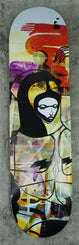 Colours Skateboard Will Barras Paul Hart Grunge Queen Carbon Fiber Skateboard Deck - 8.15"