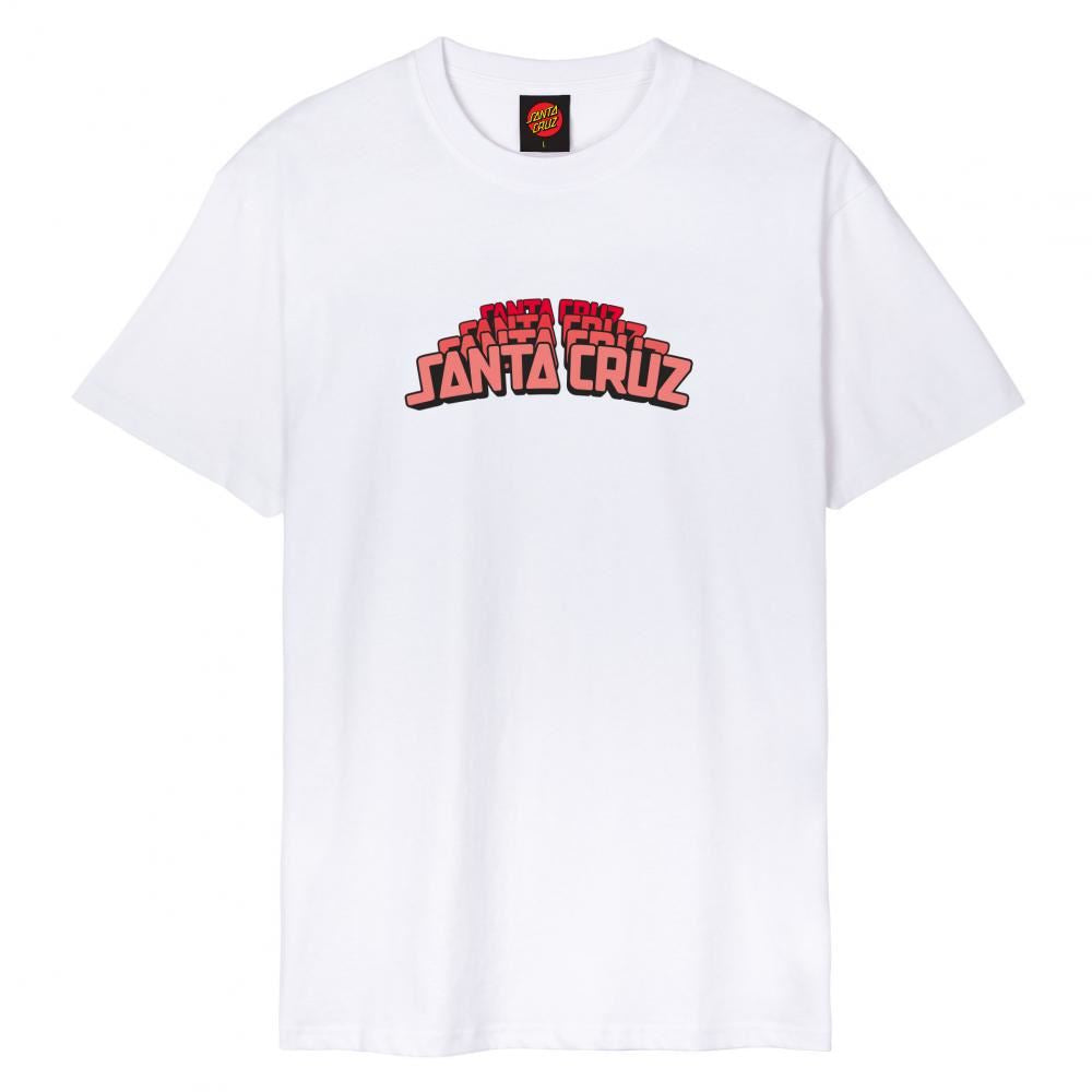 Santa Cruz T-Shirt Trails Arch Strip T-Shirt - White