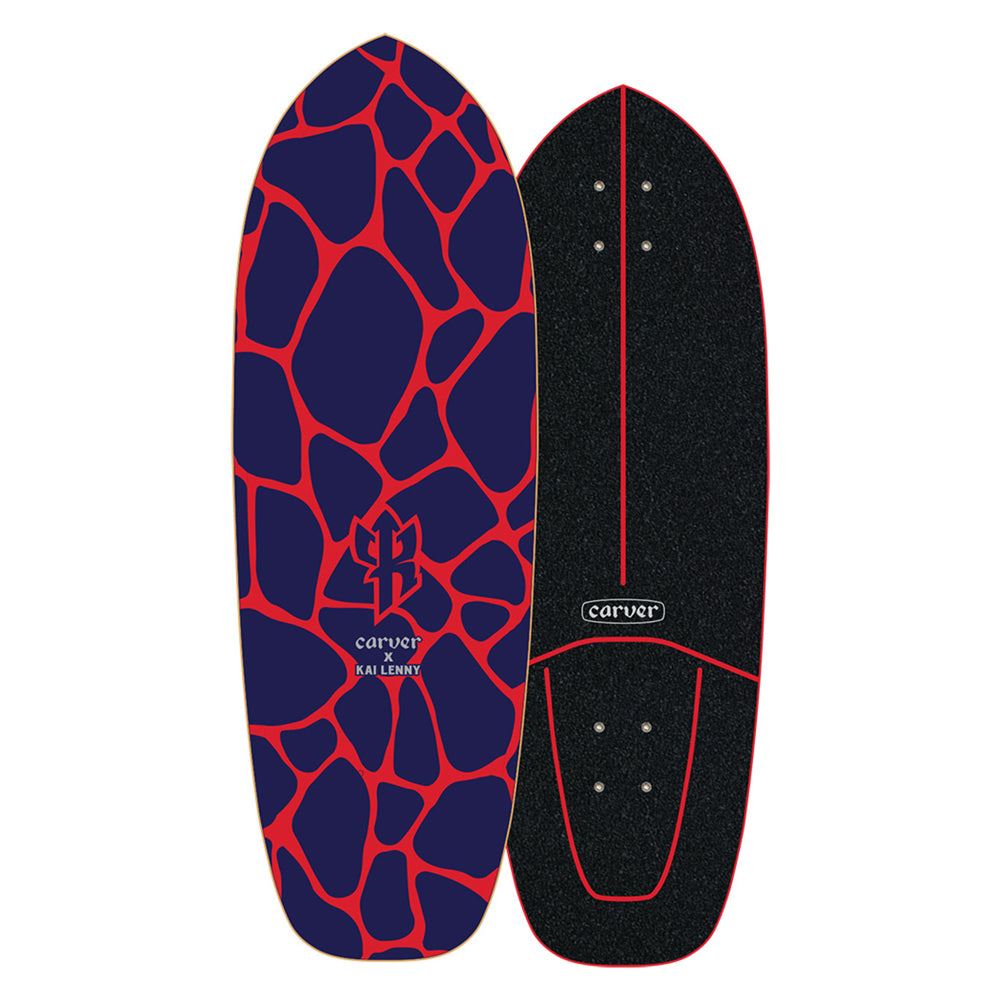 Carver Kai Lenny Lava - Surfskate Cruiser Skateboard Deck - 10.25" x 31.0"