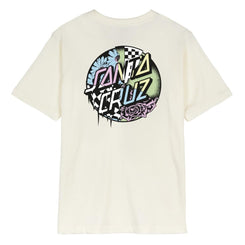 Santa Cruz Women's T-Shirt Fusion Dot Pop T-Shirt - Off White - Skatewarehouse.co.uk