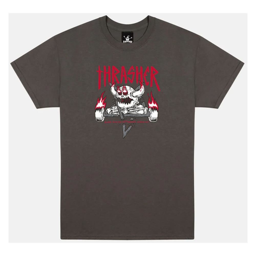 Thrasher x Toy Machine T-Shirt Monster-Gram - Charcoal