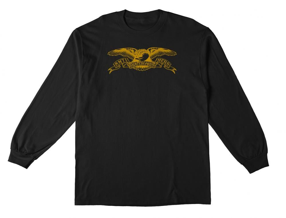 Antihero L/S T-Shirt Basic Eagle - Black / Orange