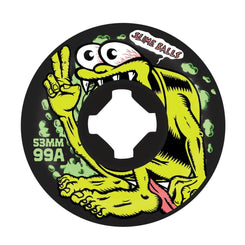 Slime Balls Hardline Skateboard Wheels Gremmie Vomit Mini 99a - Black