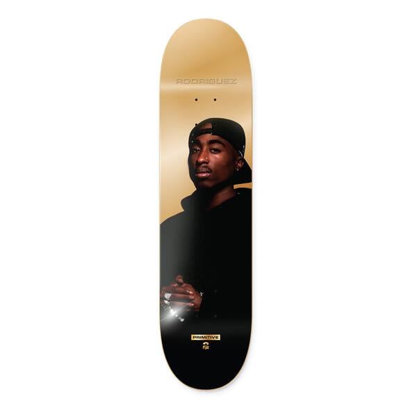 Primitive Tupac - Rodriguez Shine Skateboard Deck Gold - 8.38