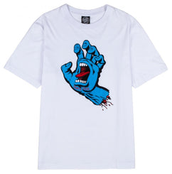 Santa Cruz Womens T-Shirt Screaming Hand T-Shirt - White