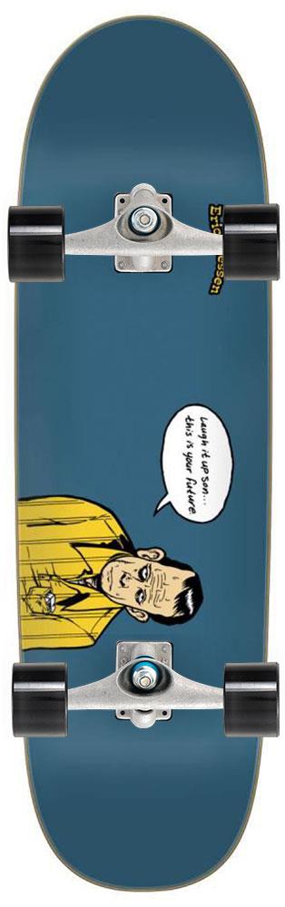 Santa Cruz Shaped Dressen Laugh It Up x Carver Custom Surf Skate Skateboard CX - 9.25" x 31.95"