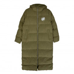 Santa Cruz Womens Jacket Demand Long Quilted Jacket - Khaki