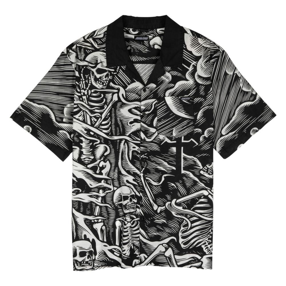 Santa Cruz S/S Shirt O'Brien Purgatory AOP - Black