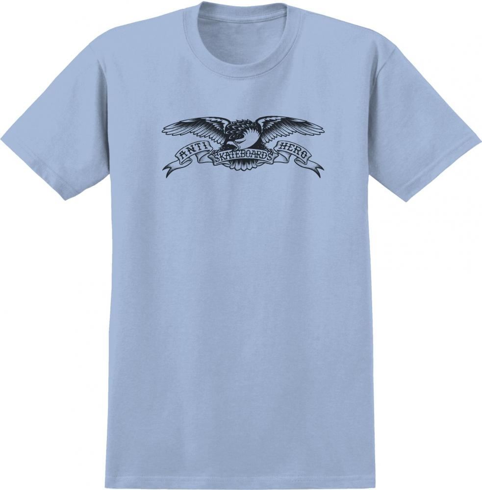 Antihero T-Shirt Basic Eagle - Powder Blue / Black