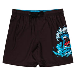 Santa Cruz Swim Shorts Screaming Wave - Black