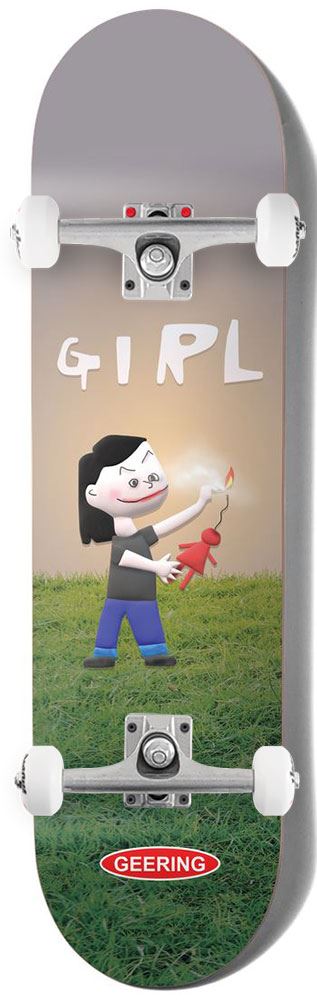 Girl Fireworks Breana Geering x Venom Custom Complete Skateboard - 8.0"