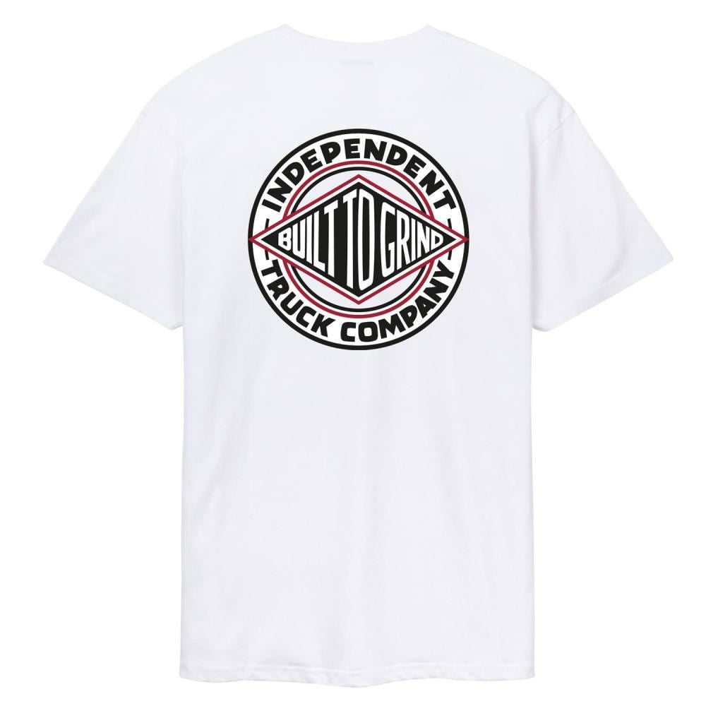 Independent T-Shirt BTG Summit T-Shirt - White / Red