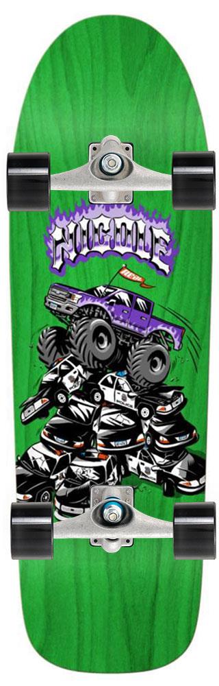Real Nicole Pig Romp x Carver Custom Surf Skate Skateboard CX - 9.75" x 31.56"