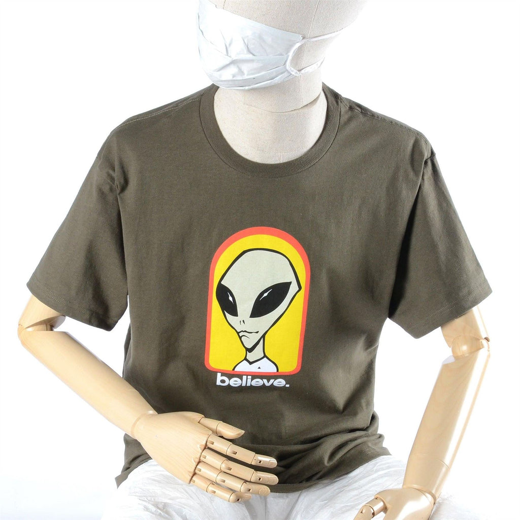 Alien Workshop Believe S/S Tee Olive Green
