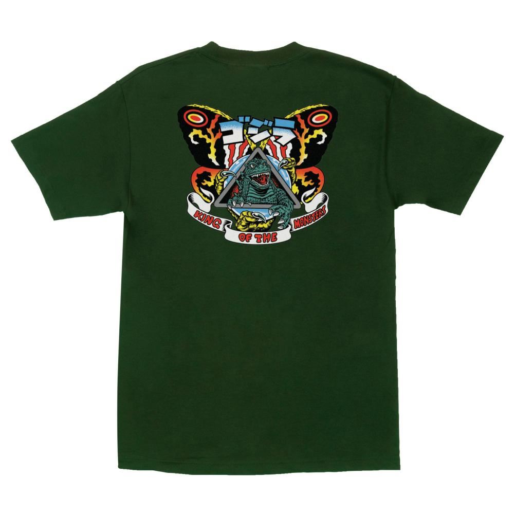 Santa Cruz T-Shirt Godzilla Natas Mothra - Forest