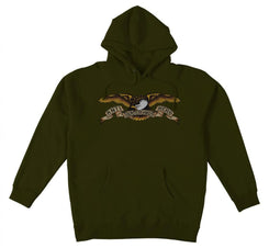 Anti Hero Hoody Eagle - Army - Skatewarehouse.co.uk