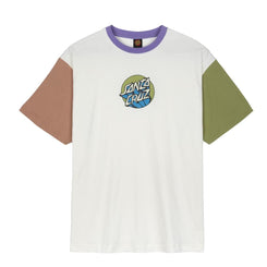 Santa Cruz T-Shirt Crinkle Delta Dot Front Tee - Multi - Skatewarehouse.co.uk