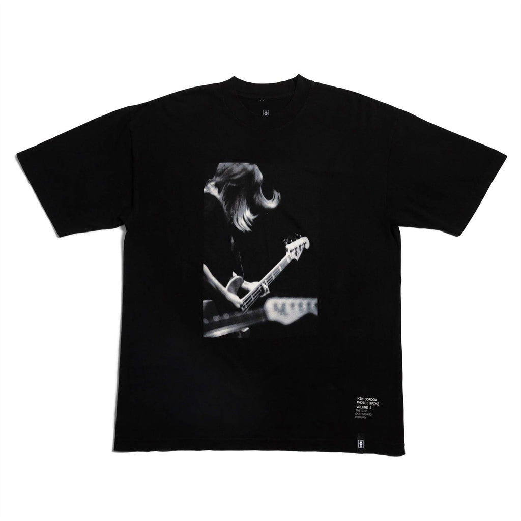 Girl Shot by Spike Kim Gordon Tee Black