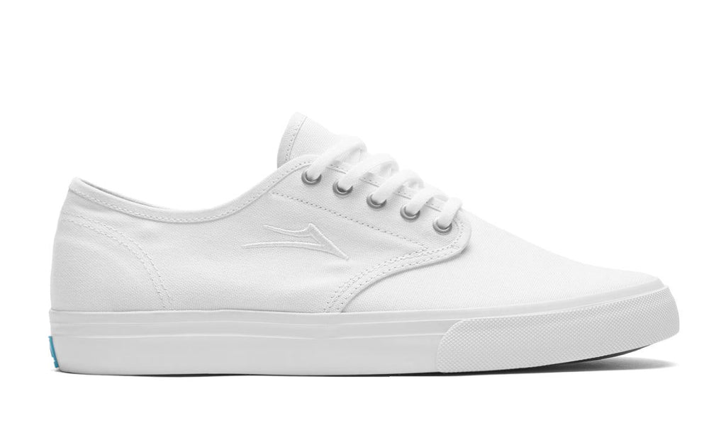 Lakai Oxford White Canvas Skate Shoes